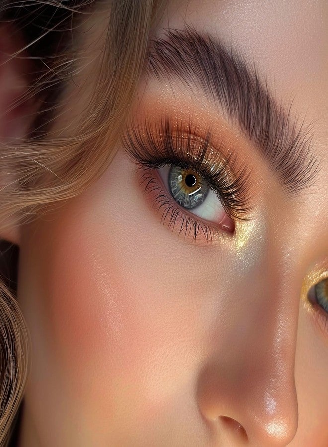 Eliace False Eyelashes Natural look Cat Eye Lashes Wispy Strips 3D Mink Lashes Fake Eyelashes Volume Fluffy Thick,Thin Soft Band Comfortable Dramatic Cross Wispy Lash Reusable,15 Pairs Alice Style - Image 2