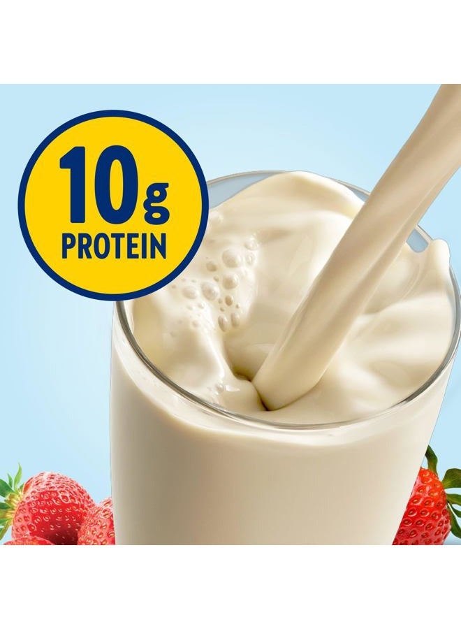 Glucerna شيك رعاية السكري الأصلي، نكهة الفراولة الكريمية، بديل الوجبة لمرضى السكري لدعم إدارة مستوى السكر في الدم، 10 جرام بروتين، 180 سعرة حرارية، جاهز للشرب، زجاجة سعة 8 أونصات، 24 عبوة - Image 4