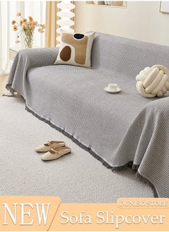 DUNISO Couch Cover,Weave Sofa Cover for 3 Cushion Couch,Sectional Couch Covers Sofa Chair Slipcover for Home or Workplace Weave Sofa Towel Cover Tablecloth Carpet Throw Blanket For Bed 130*180cm  - Image 1