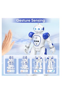 SYOSI RC Robot Toys for Kids, Gesture-Sensing Smart Programmable Robot, Convenient USB Charging, Fun Music & Dance, Remote Control Robot Toys, for 5-15 Year Old Boys Girls Ideal Birthday Gift  - Image 2