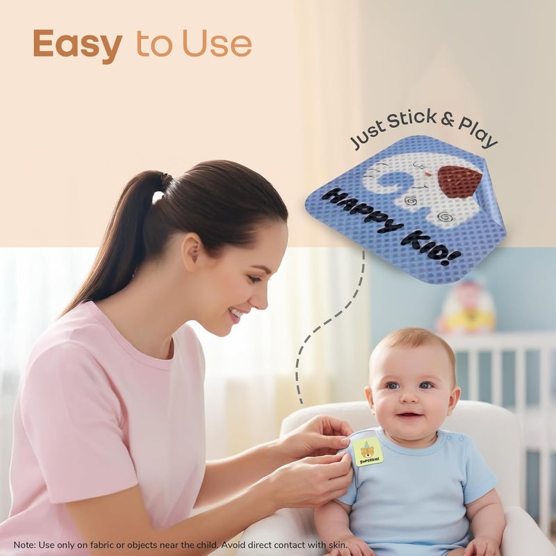 أر فور رابيت R FOR RABBIT Hygocare لصقات طارد البعوض للأطفال 100% طبيعي حماية كاملة لمدة 24 ساعة من حمى الضنك والملاريا والشيكونغونيا (عبوة من 24) - Image 4