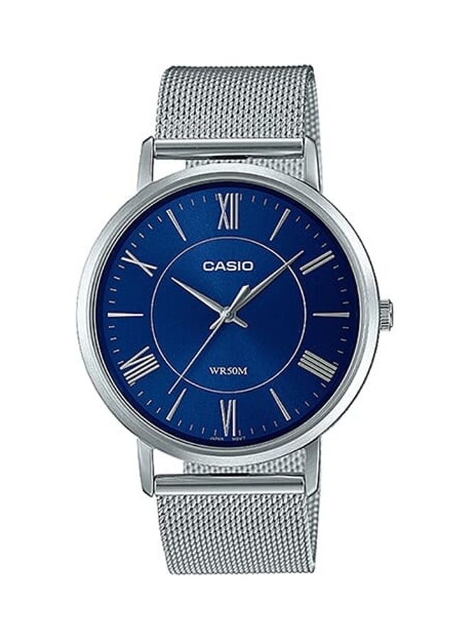 CASIO Men Dress Analog Watch With Mesh Band - Image 1
