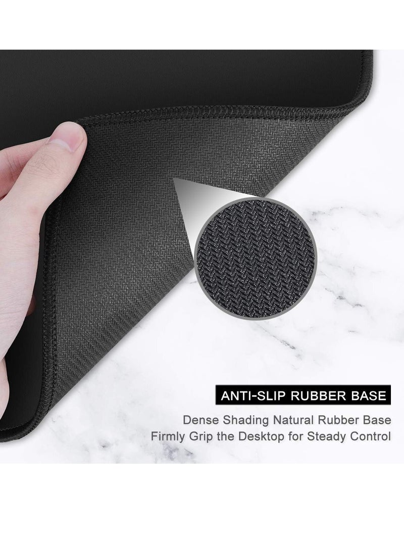 لوحة ماوس ألعاب بتصميم قطة عند النافذة (70×30 سم) للوحة المفاتيح وسجادة الماوس المكتبية - قاعدة مطاطية مضادة للانزلاق - حواف مخيطة - مقاومة للماء - إصدار سريع - Image 5