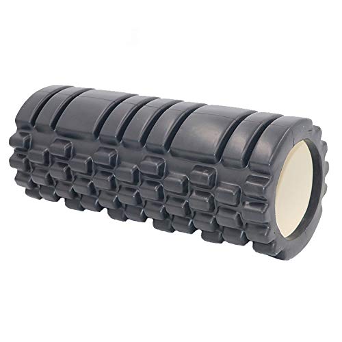 JERN Foam Blocks Massage Roller Stick Hollow Yoga Block Muscle Relaxation Fitness Roller (Black) - Image 2