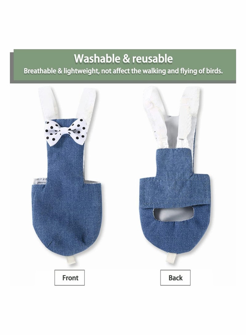 Bird Flight Suit Diaper Harness Liners Urine Wet Waterproof Inner Layer for Parrots Cockatiel Pet  Macaw African Budgies Parakeet - Image 3