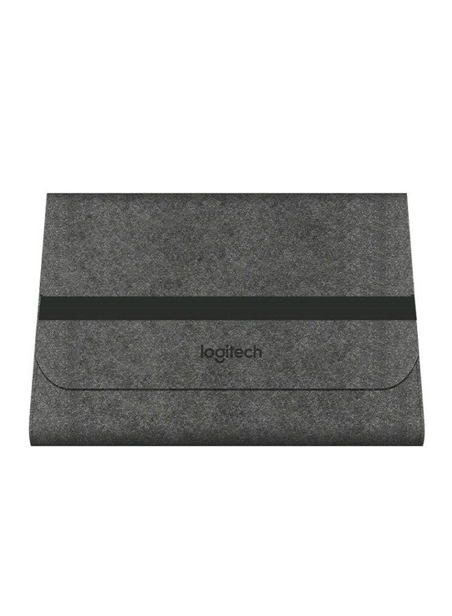 HY Keyboard Cover, Keyboard Cover for Logitech K380 Bluetooth Multi-Device Wireless Keyboard Felt Travel Bag Protective Sleeve Pouch (Dark gray)  - Image 2