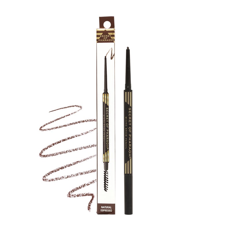 EBIN NEW YORK Micro Brow Pencil Natural Espresso | Ultra-Thin Tip for Precise Hair-Like Strokes | Defines Brows | Soft Smudging Brush | Water-Resistant & Cruelty-Free - Image 1