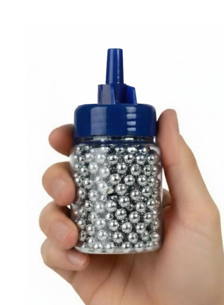 BB 200 Silver Steel BB Bullets for PUBG Toy Guns – 6mm - Image 4