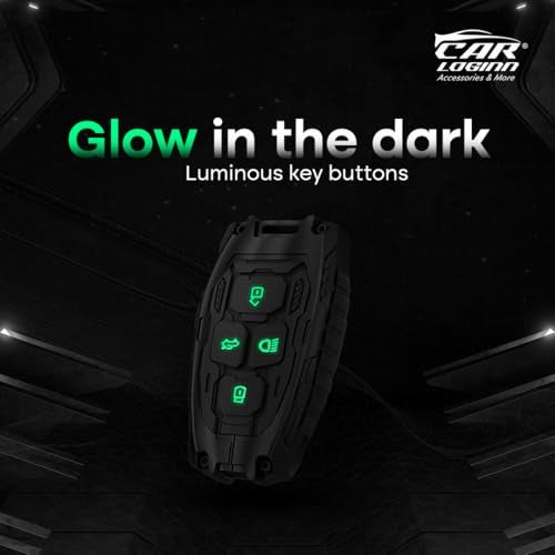 Carloginn Metal Soft Silicon Keycover for Punch, Harrier, Altroz, Nexon, New Safari, Bolt, Tiago, Tigor - 4 Button Smart Key (Transformer) - Image 2