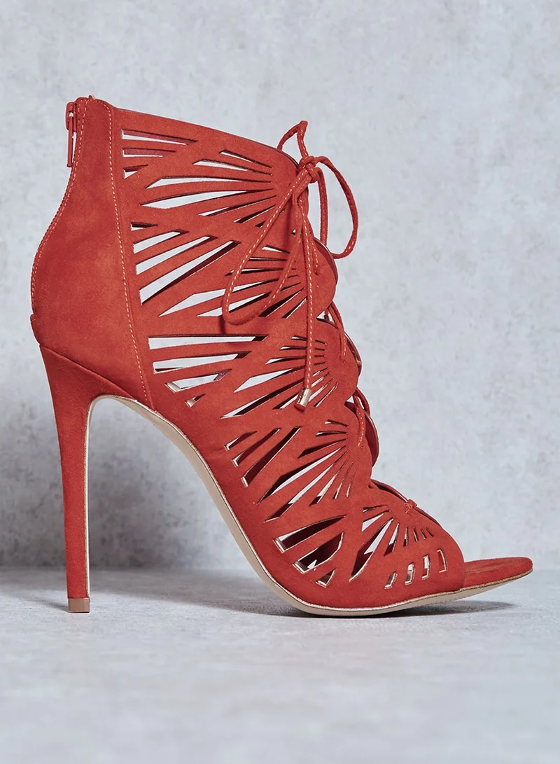 ALDO Lassie Lace Up Peep Toe Sandals