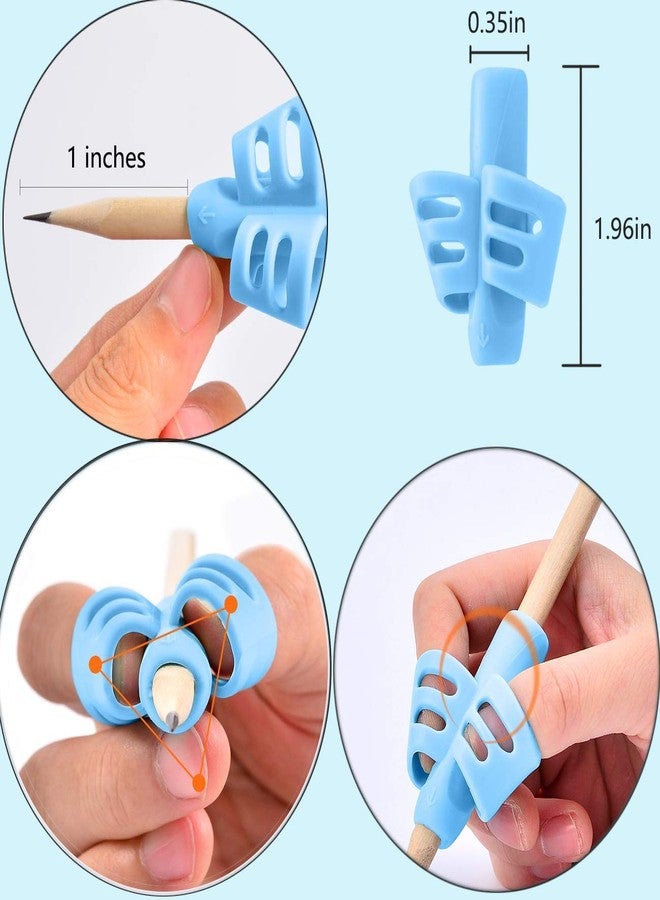 JuneLsy Pencils Grips Pencils Grips for Kids Handwriting Posture Correction Training Writing AIDS for 2-4 Year Kids toddler Preschoolers Students Children Special Needs (6PCS) - Image 4