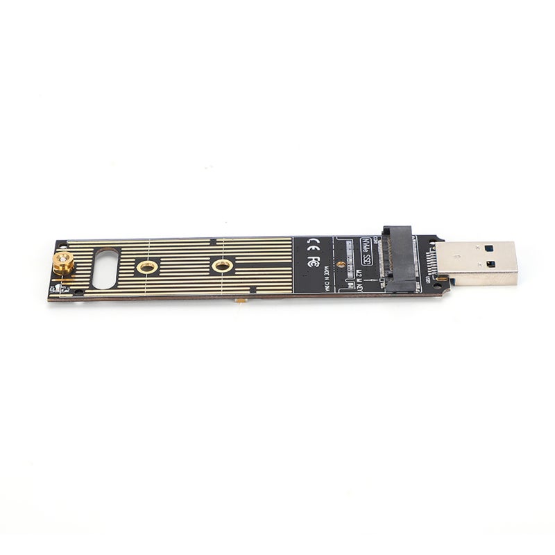 M.2 NVME To USB Adapter 10Gbps USB 3.1 Gen 2 Bridge Chip Portable SSD - No Cable Required High-Speed Data Retrieval for Samsung 970 Series 960 Series WD Black Intel Crucial NVME SSD - Image 2
