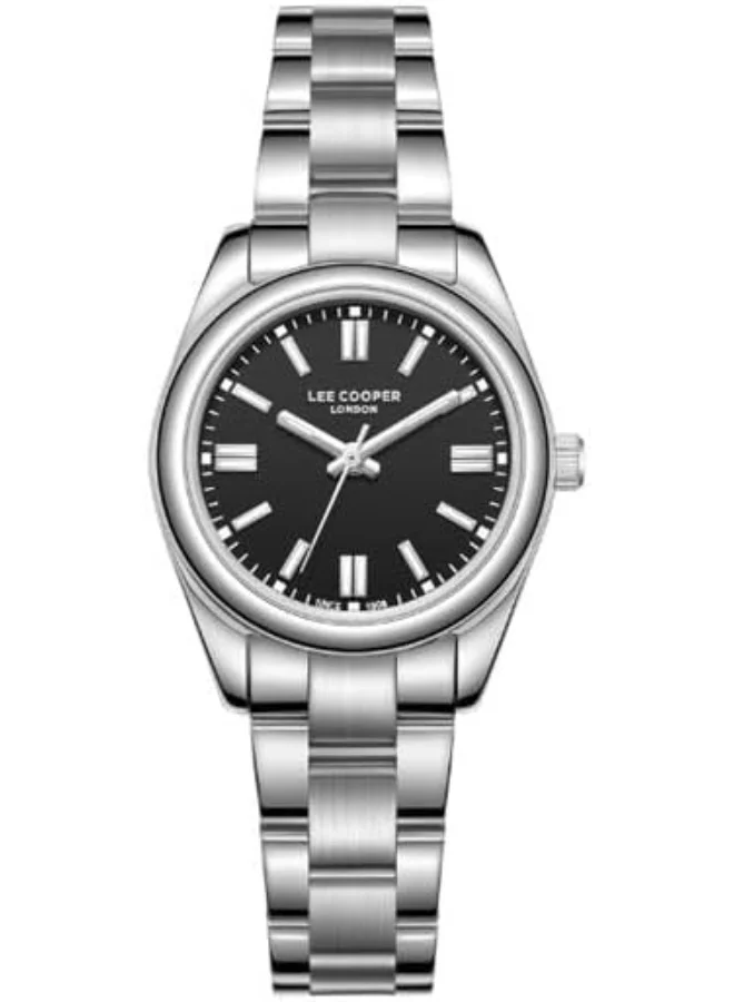 Lee Cooper Women'S Watch, Analog Display And Metal Strap - Lc07962.350, Silver