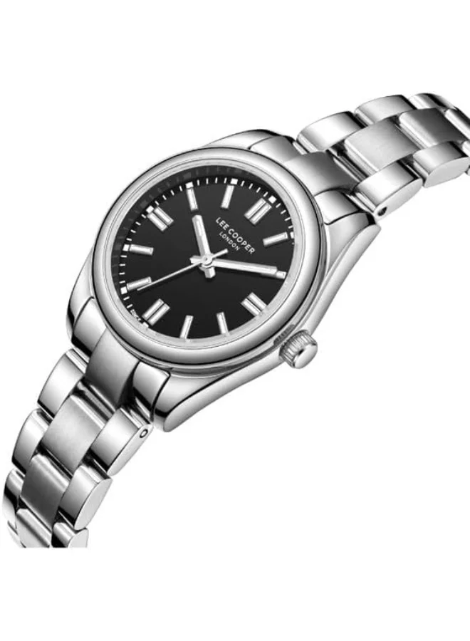 Lee Cooper Women'S Watch, Analog Display And Metal Strap - Lc07962.350, Silver