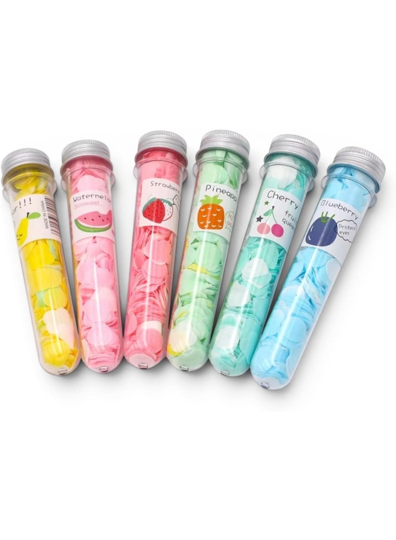 Portable Paper Soap Sheets in Elegant Floral Tube Case Single Use Travel Soap for Hand and Face Washing Compact Lightweight Soap Paper for Travel Camping Outdoor and Daily Use - Image 1