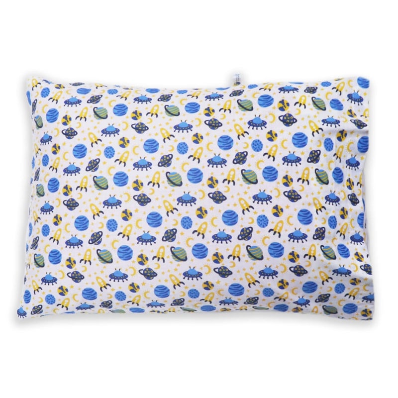 KRADYL KROFT Toddler Pillow with 100 Cotton Removable Cover 20 X 15 Inches Children Pillows Baby Pillows Satellite - Image 1