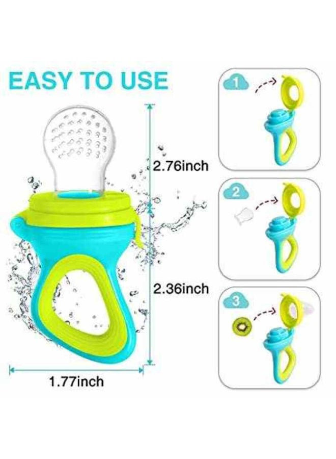 MiniMe Baby Bottle & Fruit Feeder Pacifier Gift Set | Feeding Accessories | 6+ Months | Green | Food-Safe Plastic | Soft & Gentle on Baby's Skin | Durable | Easy To Clean | Ideal For Daily Use & Gifting. - Image 4