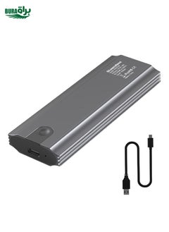 BURAQ Blueendless 2810 Single SATA Protocol Wiring C-A M.2 Mobile Hard Disk Case SSD External Solid Hard Drive Enclosure Box  - Image 1