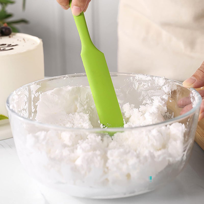 GZLT 5 Pcs Silicone Jar Spatulas,Sourdough Spatula with Long Handle,Cake Cream Butter Spatulas(5 Pcs) - Image 4