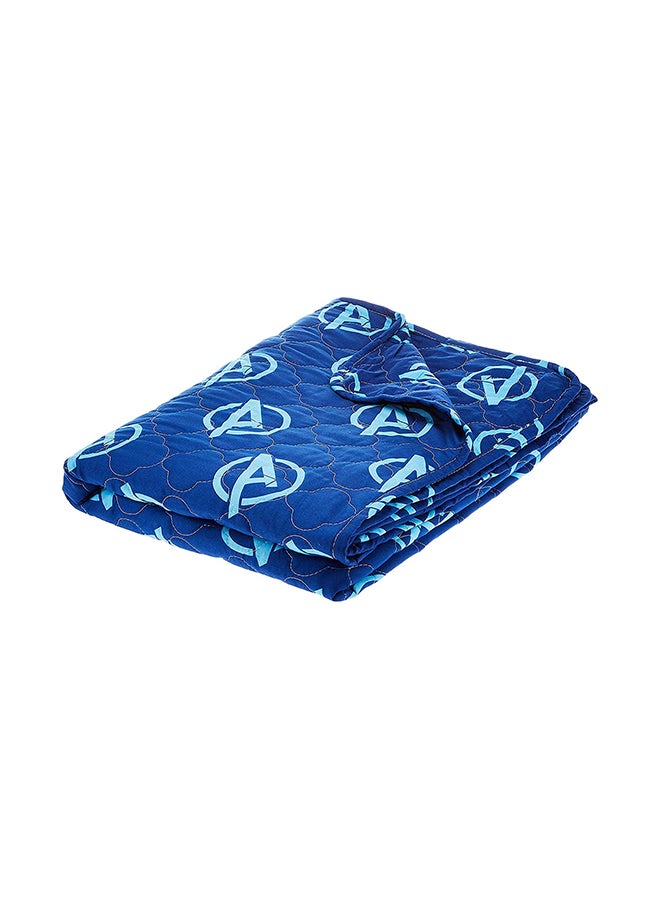 MARVEL Printed Blanket polyester Blue - Image 1