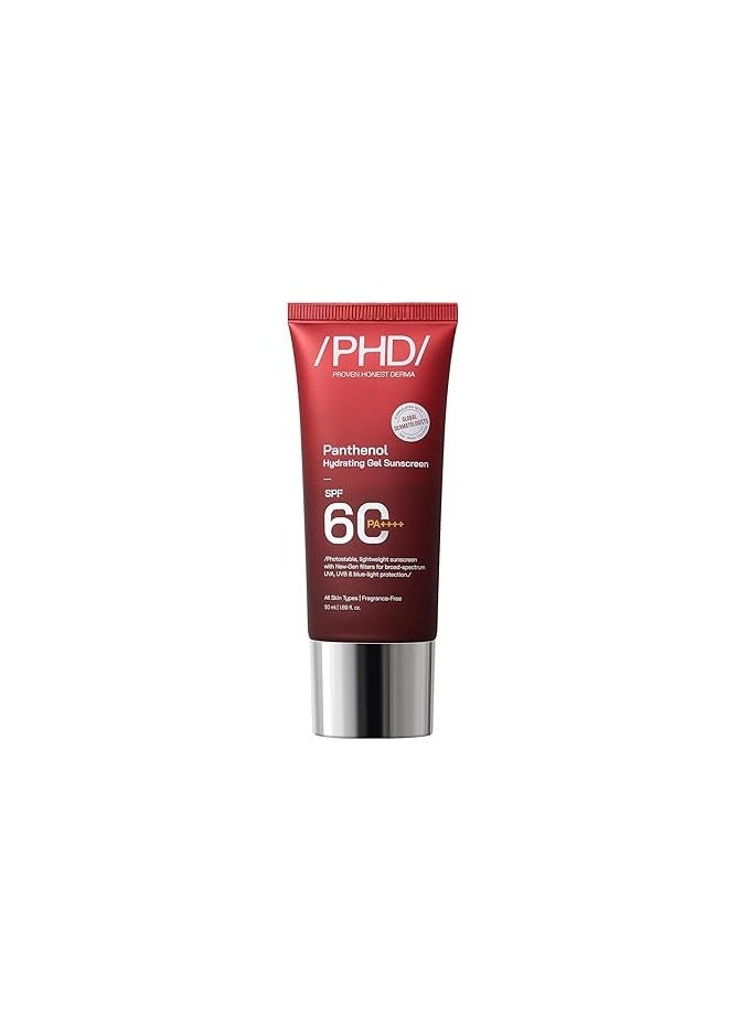PHD Panthenol Hydrating Gel Sunscreen 50ml - Image 1