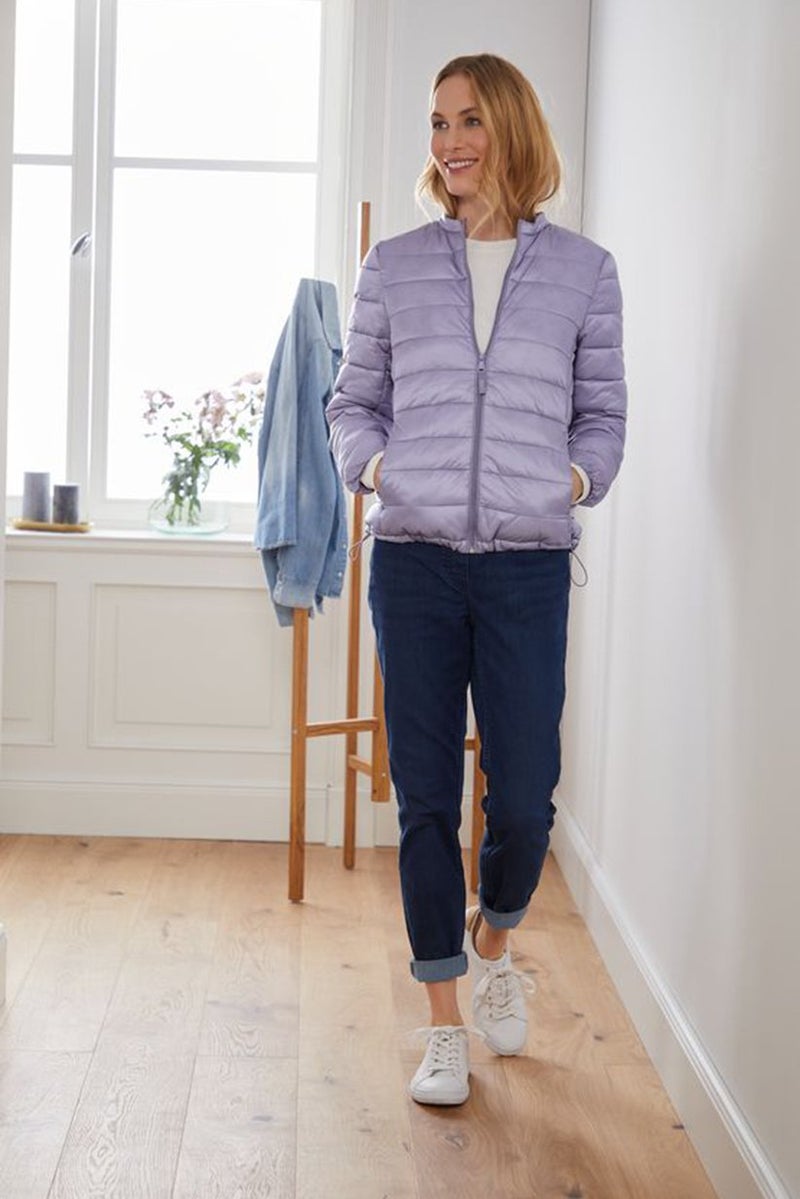Tchibo Women Quilted Puffer Jacket, Lilac - Image 1