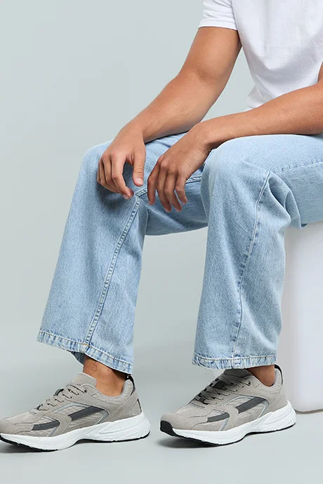 R&B Textured Lace Up Shoes