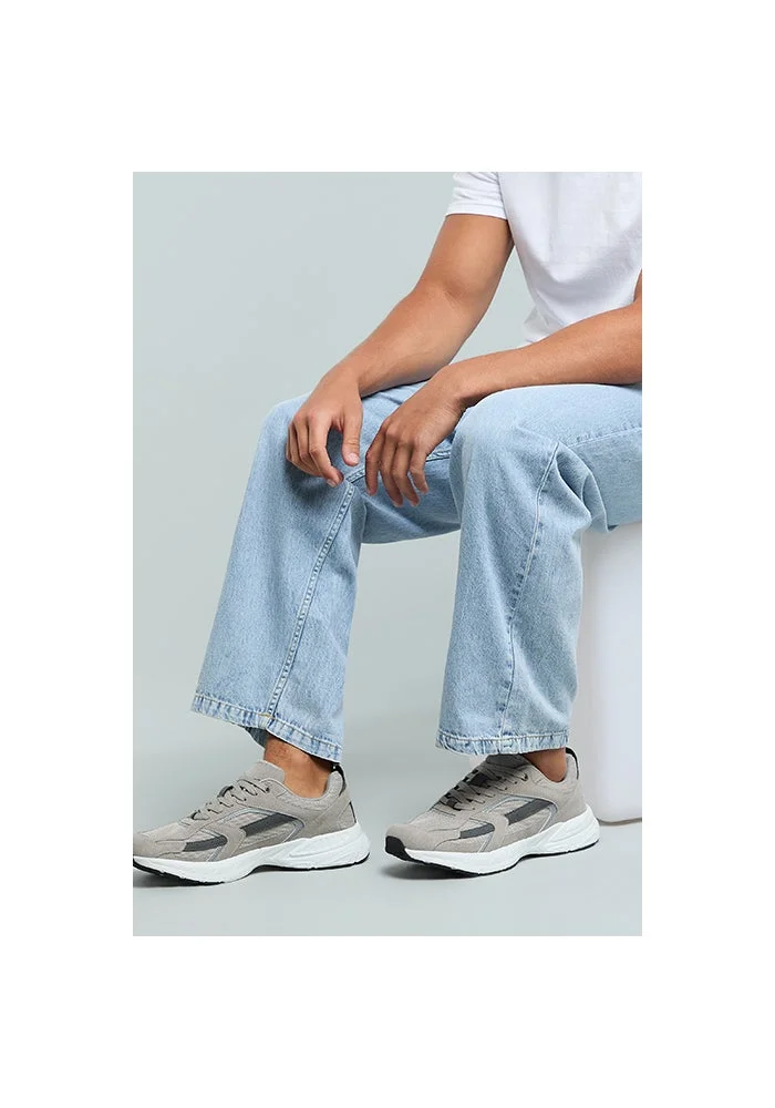 أر أند بي Textured Lace Up Shoes