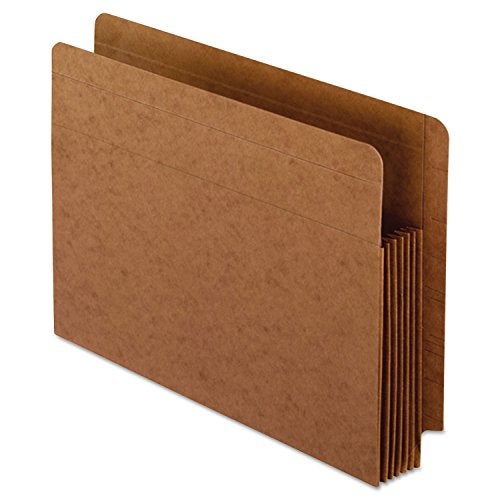 Pendaflex 95363 Heavy-Duty End Tab File Pockets, Straight Cut, 1 Pocket, Letter, Brown (Box of 10), Red - Image 1