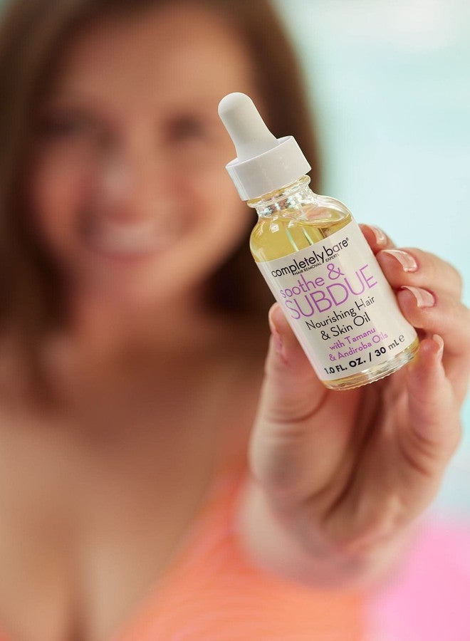 completely bare soothe & SUBDUE Nourishing Hair & Skin Oil - Reparative Tamanu & Andiroba Oils - Image 3