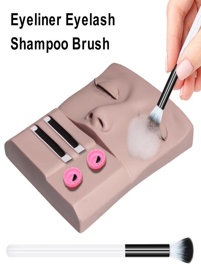 Rimoev 20 PCS Eyelash Cleaning Brush Set, Lash Bath and Shampoo Cleansing Brushes for Extension, Eyeshadow Brush Set, Bulk Black - Image 4