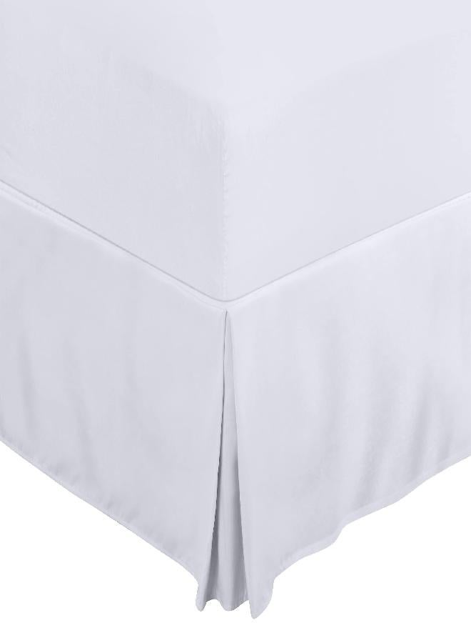 Utopia Bedding Twin Bed Skirt - Soft Quadruple Pleated Ruffle - Easy Fit with 15 Inch Tailored Drop - Hotel Quality, Shrinkage and Fade Resistant (Twin, White) - Image 4