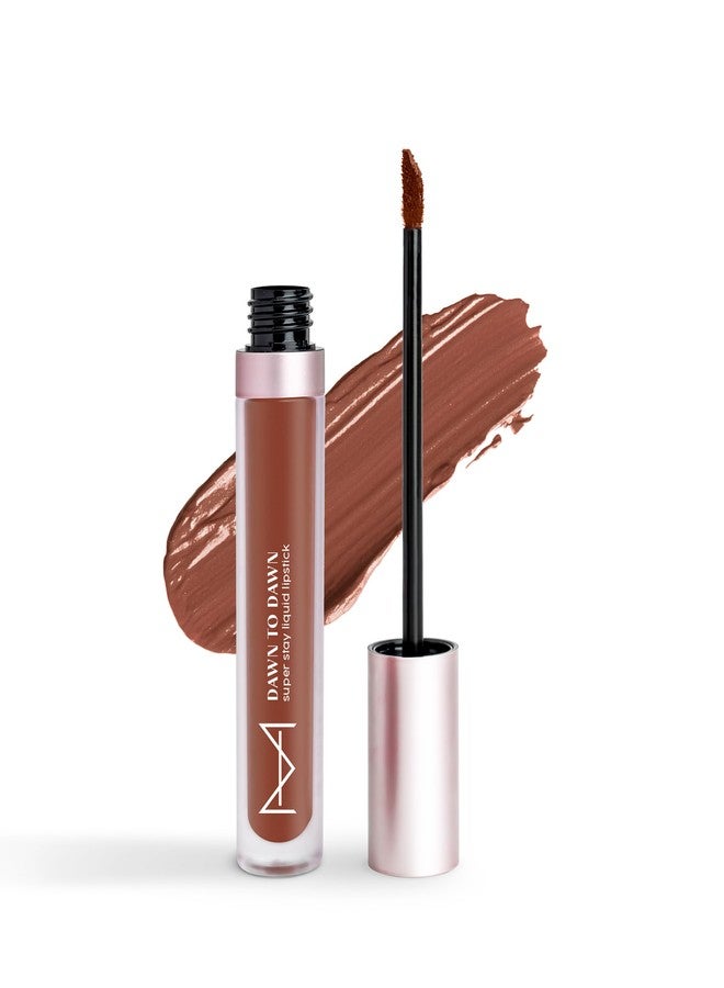 House Of Makeup Hydrating Liquid Lipstick | Nude Lipstick Shades | Comfy Liquid Lipsticks For Women | Everyday Nude Shade Lipstick | Liquid Matte Lipstick | 5 ml | (Hot Chocolate) - Image 1