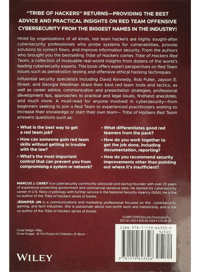 Tribe of Hackers Red Team: Tribal Knowledge from the Best in Offensive Cybersecurity - Image 2