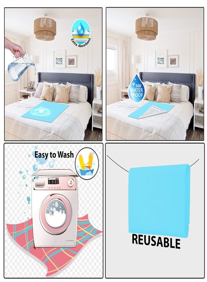 POLKA TOTS Premium Waterproof Dry Sheet for New Born Baby | Extra Absorbent Bed-Cot Protector Mat | Water Proof Sheets for Kids Urine | Rubber Sheet for Bed Baby & Toddlers | 50 X 70 CM S - Image 5
