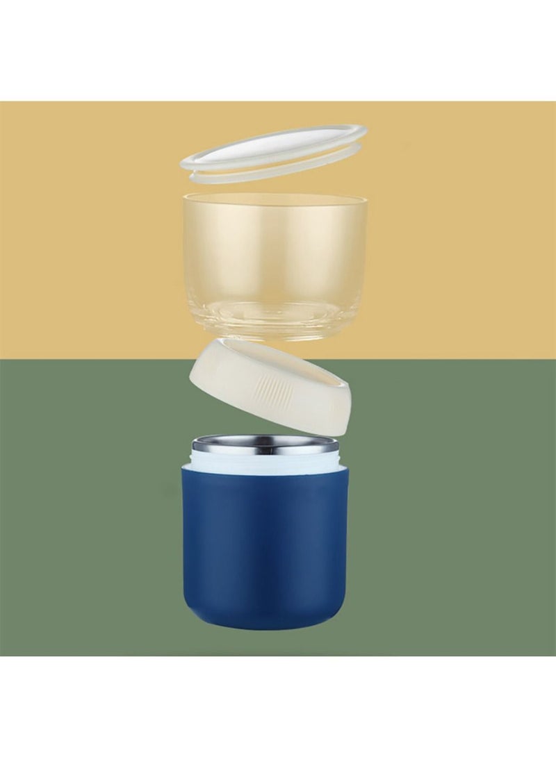 YumLock YumLock Stainless Steel All-in-One Stackable Food Storage and Soup Cup Container with Dividers 300ml + 400ml  - Image 2