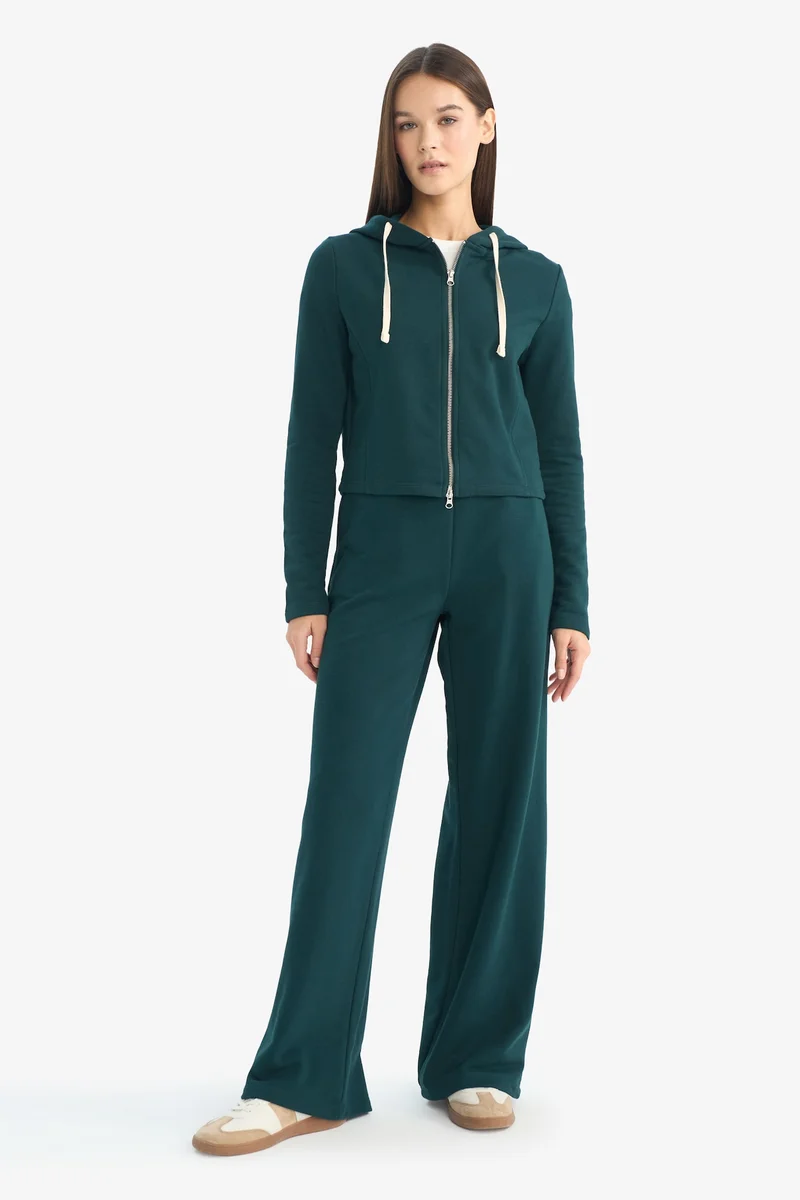 ديفاكتو Oversize Zip-Up Hoodie