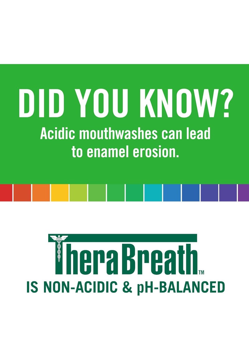 Therabreath Fresh Breath Oral Rinse Mild Mint 473ml Bottle (Pack of 2) - Image 5