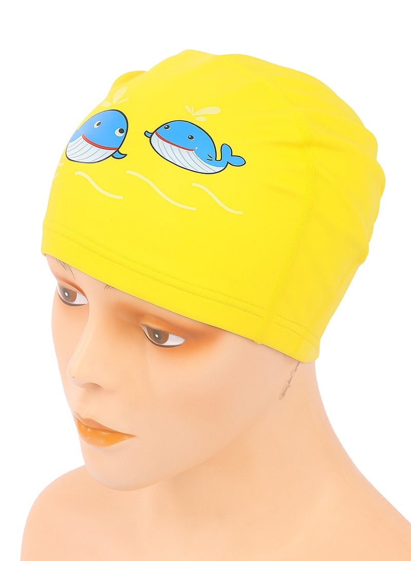 Comfortable PU Swimming Cap – Fully Elastic, Waterproof for All Hair Types – Men Women Children - Image 1