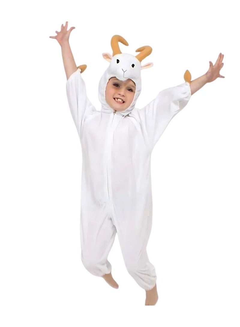 Toy Box Sheep Goat Kids Animal Costumes Boys Girls Fancy Dress Outfit Cosplay - Image 1