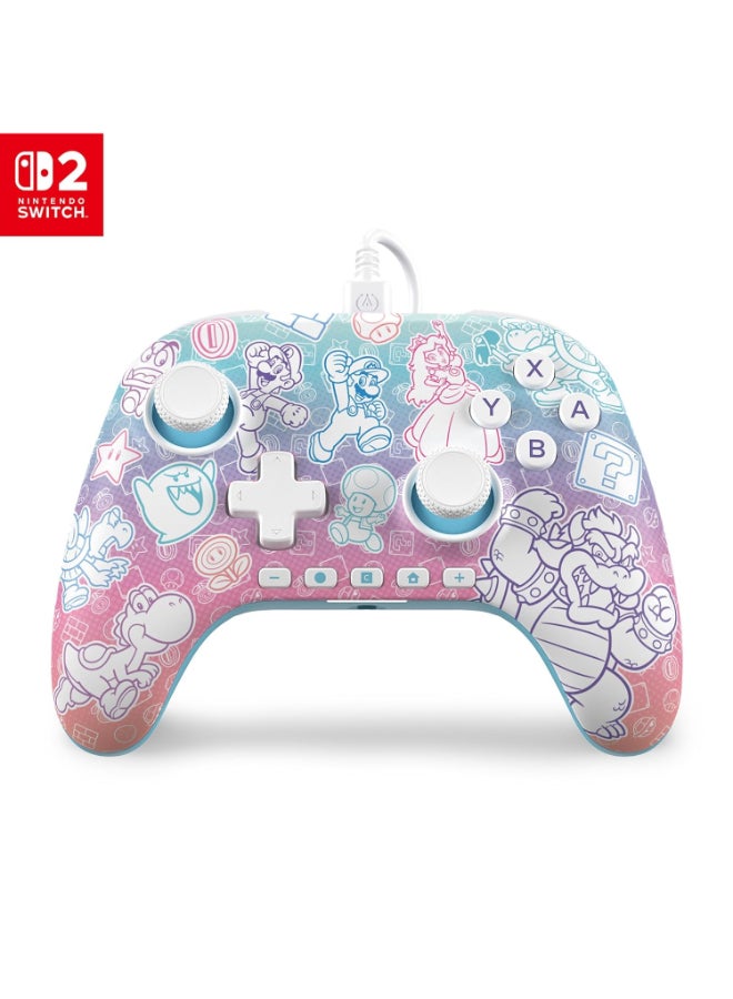 PowerA Advantage Wired Controller for NSW2- Mushroom Kingdom - Image 1