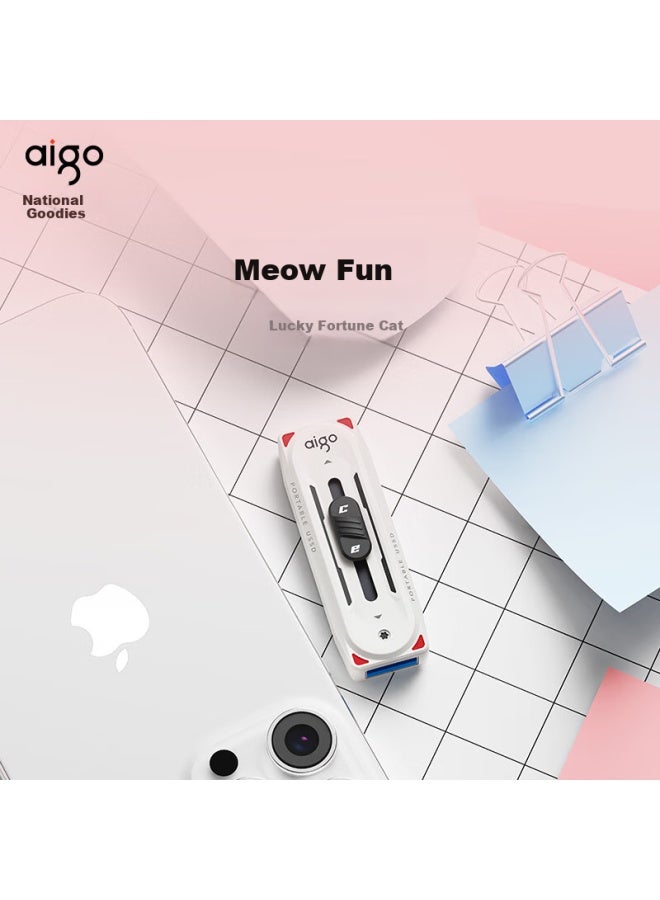 aigo Aigo 256Gb Usb3.2 Type-C Dual Interface Super Speed Solid State Drive M0 High Speed Solid State Drive Read 520Mb/S For Mobile Phone Computer Tablet - Image 2