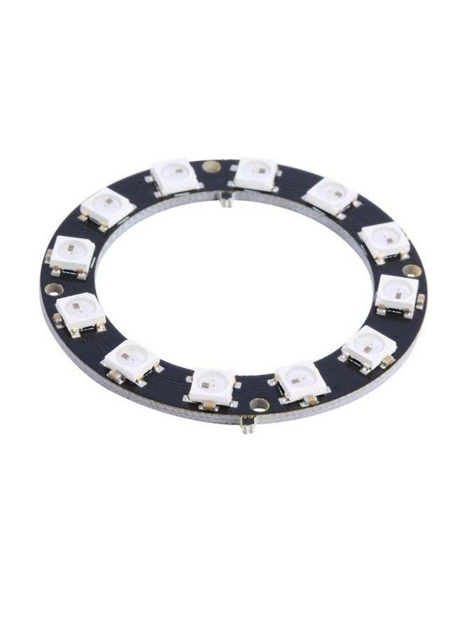 NIBEMINENT 12-Bit RGB LED Round Decoration Bulb Black/White  - Image 2