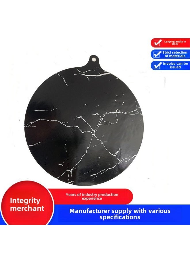 Generic Non-printing Induction Cooker Heating Cushion Induction Cooker Thermal Conductive Anti-fouling Special Protective Mat Kitchen Placemat-Size:0.7mm 24.5cm Hanging Ear  - Image 1