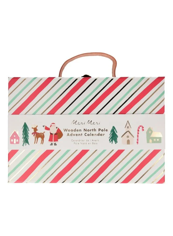 Meri Meri  Festive Village Wooden Advent Calender  | Best Price UAE