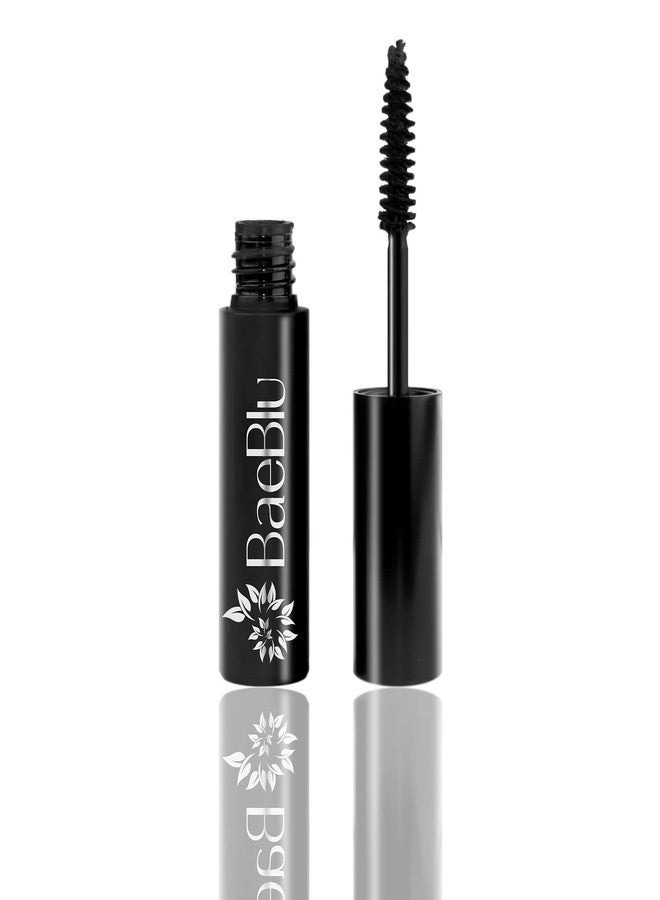 BaeBlu Organic Mascara and Lash Conditioner, Long and Healthy Lashes, Non-Irritating 100% Natural Formula, Black - Image 1