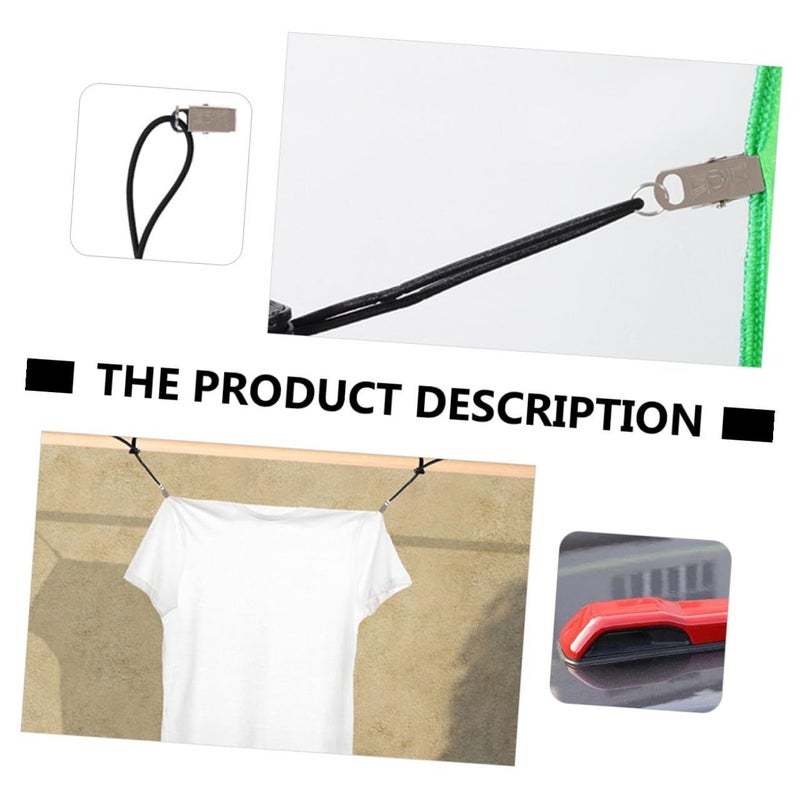 Windproof Elastic Photography Backdrop Clips 4 Pack For Adjustable Tension - Image 4