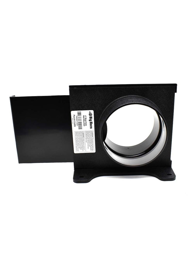 Big Horn Big Horn 11455 4-Inch Port x 2 Blast Gate Wall-Mounted  - Image 5