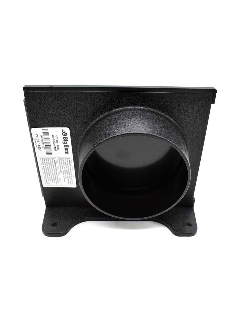 Big Horn Big Horn 11455 4-Inch Port x 2 Blast Gate Wall-Mounted  - Image 1