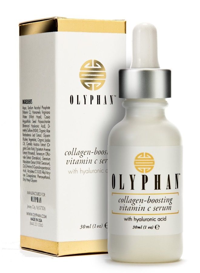 OLYPHAN Organic Vitamin C Serum with Hyaluronic Acid for Face; Natural Anti Aging Facial Serum to Reduce Wrinkles for Men and Women - Image 1